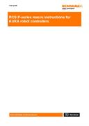 RCS P-series macro instructions for KUKA robot controllers